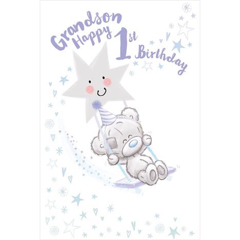 Grandson 1st Birthday Tiny Tatty Teddy Me to You Bear Birthday Card £2.49